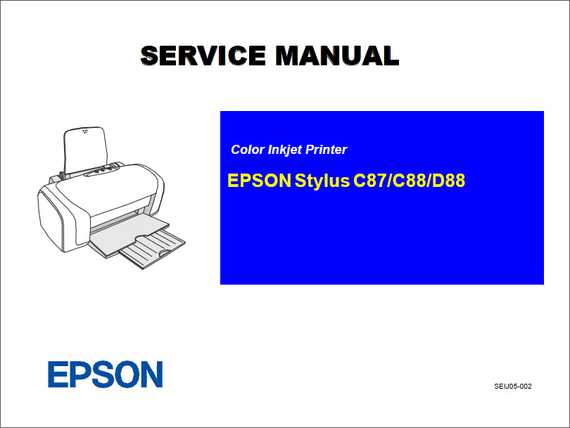 EPSON C87_C88_D88 Service Manual-1